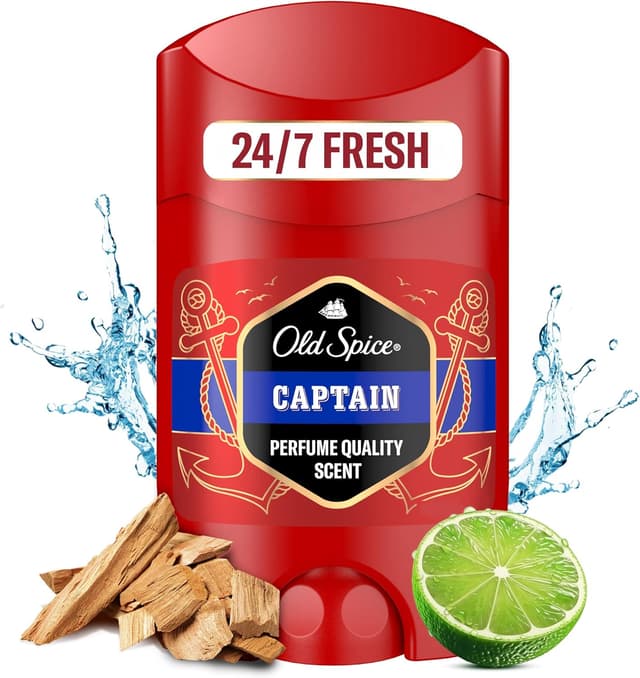 Thumbnail 1 de Old Spice Captain Desodorante en Barra Hombres 50 ml x 6 🚢