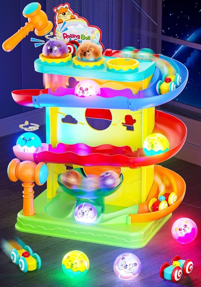 Detalle de Funwee 2-in-1 Rolling Ball Ramp Toy