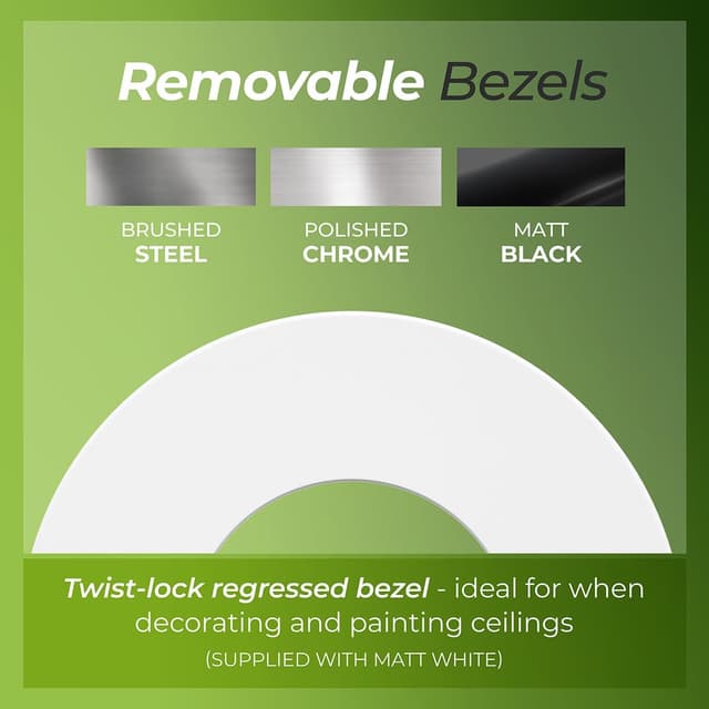 Thumbnail 6 de Luceco FTYPE MK2 LED Flat Downlight (Power Change & 4 CCT Options) White, IP65, Fire Rated, FTF6WCCT