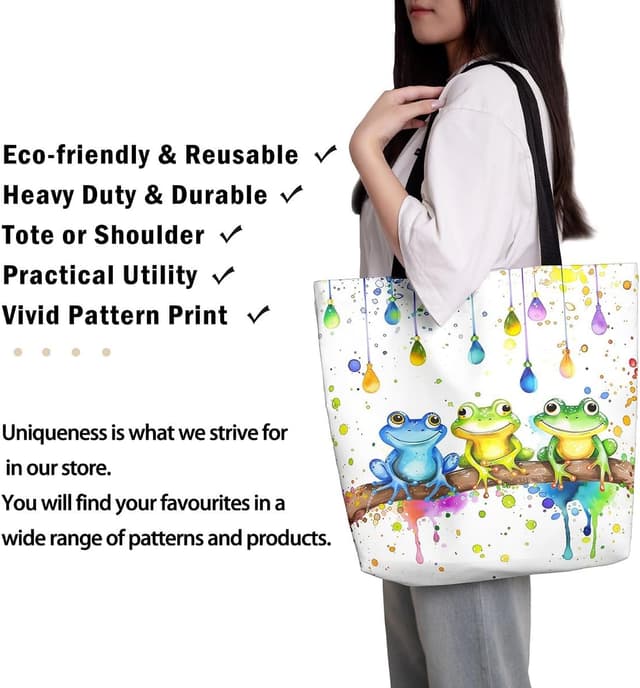 Thumbnail 1 de Homewish Canvas Tragetasche Tiermotiv 50L