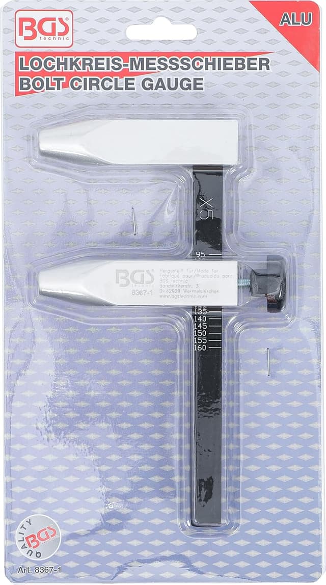 Detalle 1 de Jauge d’entraxe BGS 8367-1, aluminium