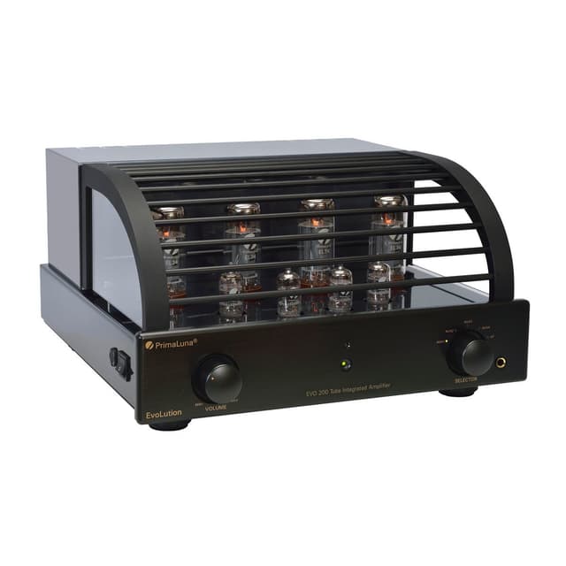 Detalle de PrimaLuna EL34 amplificador integrado a válvulas