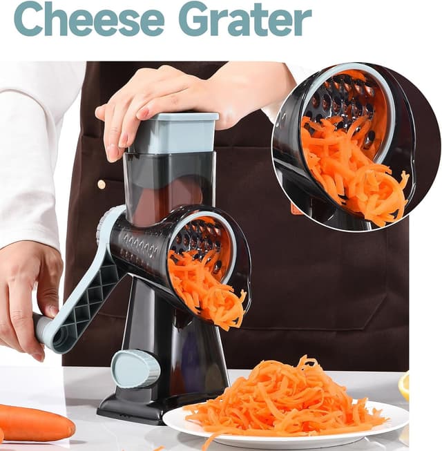 Thumbnail 6 de Ziweaye Rotary Cheese Grater with Handle