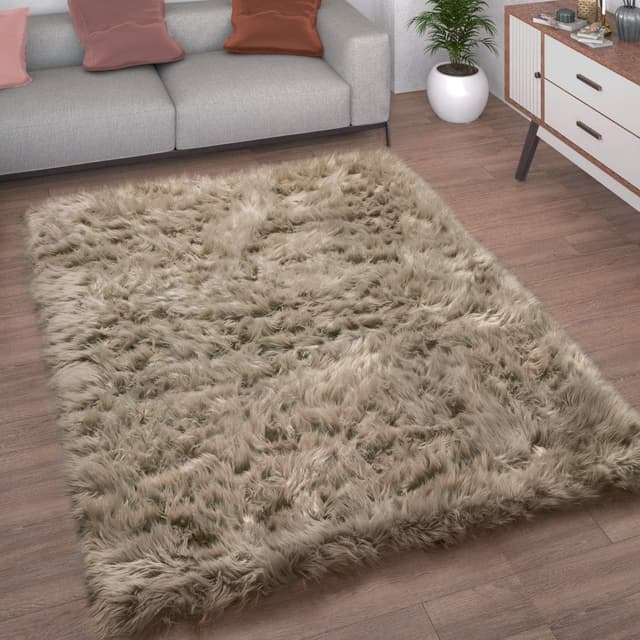 Thumbnail 7 de Paco Home Alfombra de Pelo Largo Corazón Rosa 🟥 40x60 cm