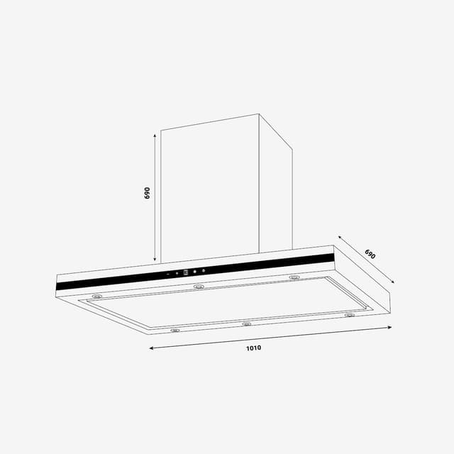 Thumbnail 1 de Fagor 3CFB-9005IX campana isla 649 m3/h