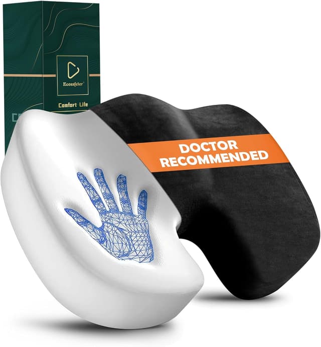 Detalle de Ecosafeter Memory Foam Seat Cushion with 3D Comfort