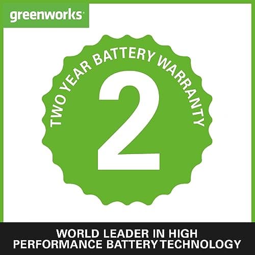 Detalle 1 de Greenworks G24B2 & G24UCC: Cargador y Batería 24V ⚡