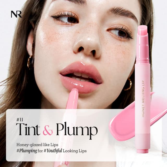 Thumbnail 1 de Nature Republic HONEY MELTING LIP PLUMPING 11 Pink