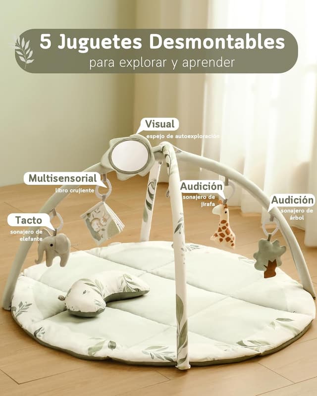 Detalle de Fortella Gimnasio para Bebé 97x97 cm