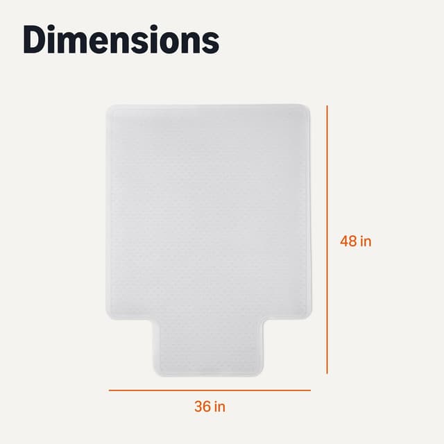 Thumbnail 4 de Amazon Basics Office Chair Mat 36 x 48