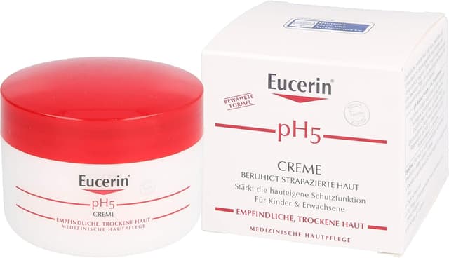 Detalle de Eucerin Crème pH5 75 ml — soin apaisant pour peau sensible