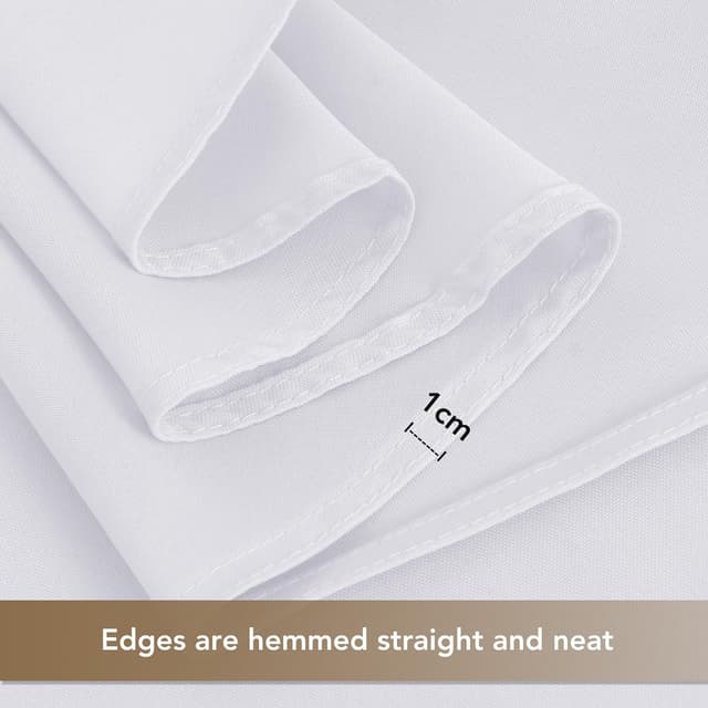 Thumbnail 4 de sancua White Square Tablecloths 54x54 Inch 2 Pack