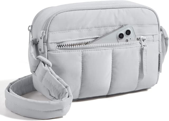 Thumbnail 6 de bagsmart Women’s Crossbody Bag – puffy quilted travel crossbody with RFID card slots
