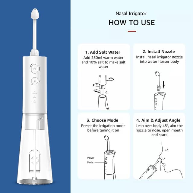 Thumbnail 4 de Gift-Ready NUVLIRO Electric Neti Pot 300ml