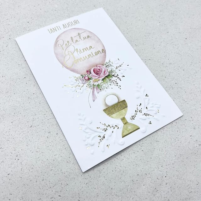 Thumbnail 2 de ARKRAFT Tarjetas de Felicitación Comunión Niña con Soporte 💌