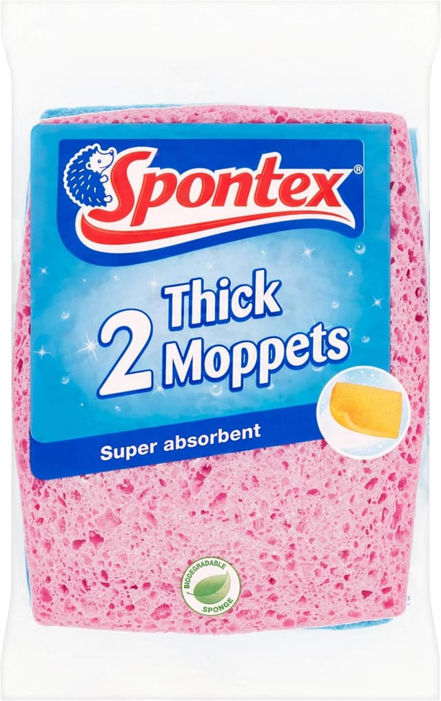 Detalle 2 de Spontex 12 Thick Sponge Moppets