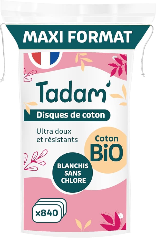 Thumbnail 6 de TADAM' 600 disques coton bio 100%