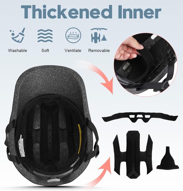 Thumbnail 6 de Shinmax Casco Bicicleta 57-62 cm con Visera