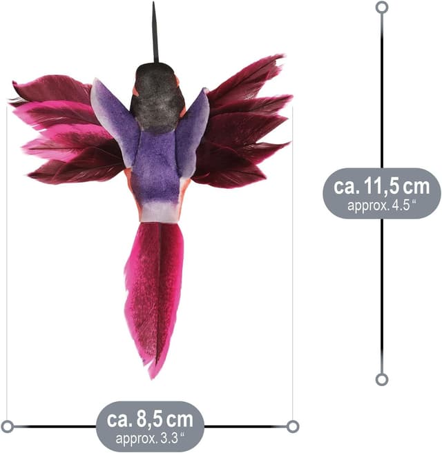 Thumbnail 5 de COM-FOUR® 12x colibris décoratifs 11,5 cm