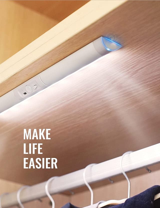 Thumbnail 6 de Joyzy 2 Pack Motion Sensor Wardrobe Light with 9 LEDs, Wireless Rechargeable USB Charging