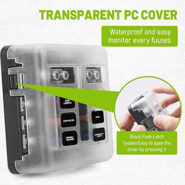 Thumbnail 2 de Chelhead 6 Fach Kfz Sicherungshalter