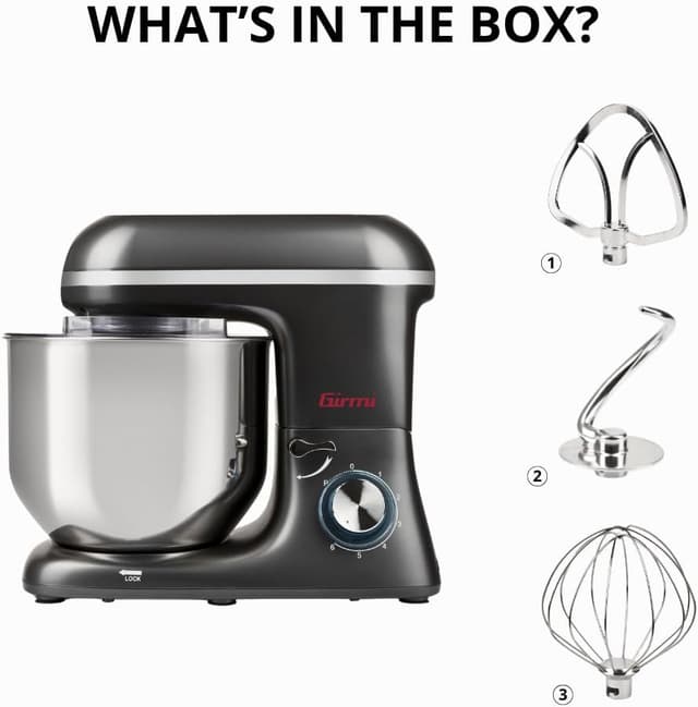 Detalle 2 de Girmi IM46 Amasadora Batidora 8L 1800W 🍰