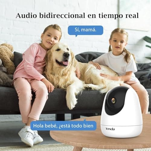 Detalle de Tenda CP3V2.2 Cámara vigilancia 1080P 360° para mascotas
