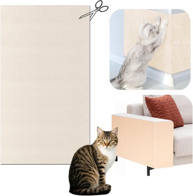 Imagen de Katzen Kratzmatte Selbstklebend XXL 200×40 cm en OfertitasTOP