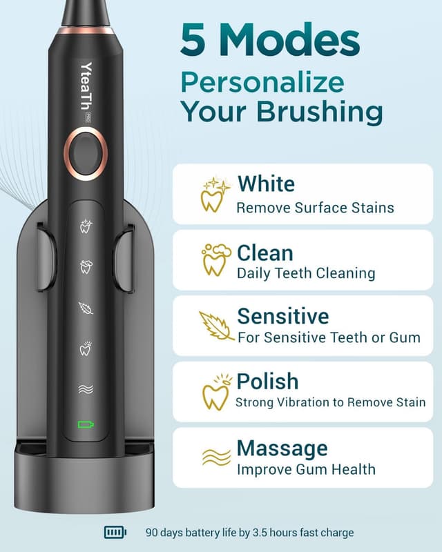 Thumbnail 6 de Sonic Electric Toothbrush 8 heads 🪥