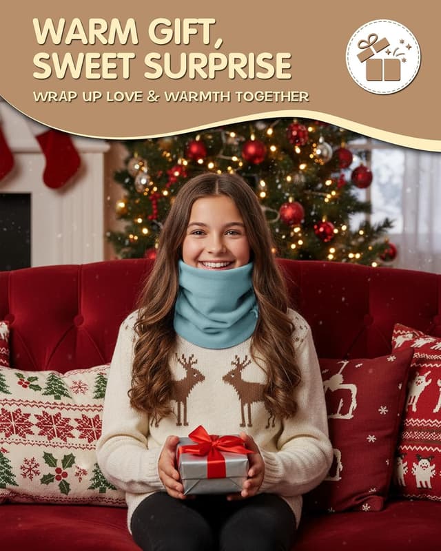 Thumbnail 6 de Cache-cou enfant YANIKY : tour de cou doux et respirant, taille unique