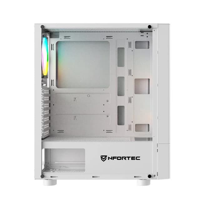 Detalle de Nfortec Caelum RGB torre ATX 320 mm tarjeta gráfica