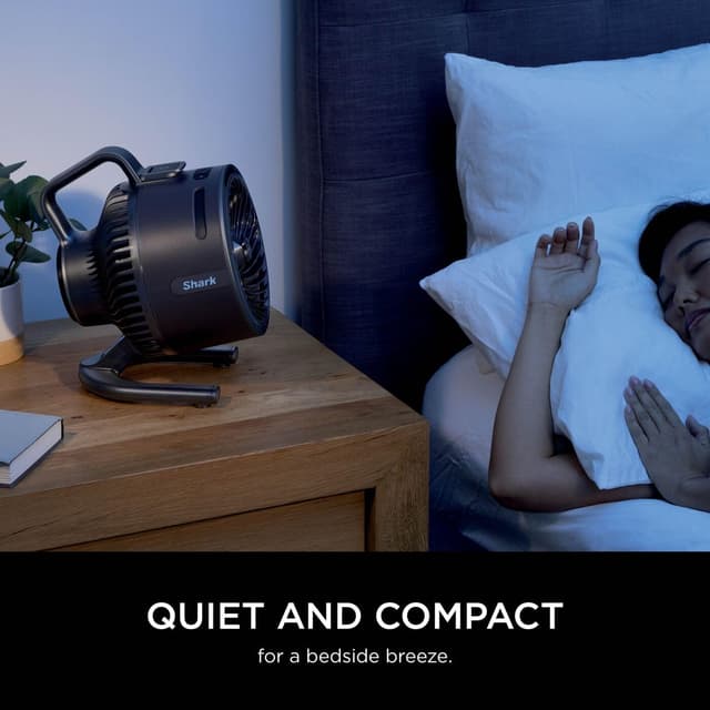 Thumbnail 6 de Shark FlexBreeze HydroGo Cordless Fan (Charcoal FA050UK) with mist cooling