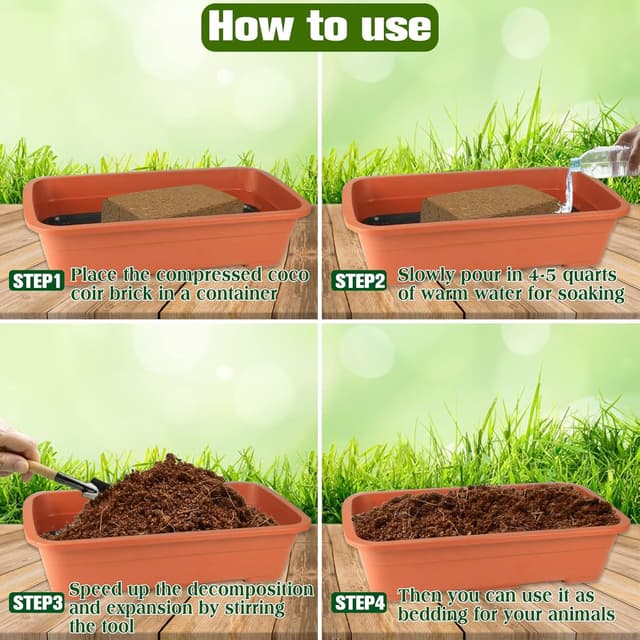 Thumbnail 3 de ZeeDix Kokosfaser-Substrat 1,4 lb 🐢