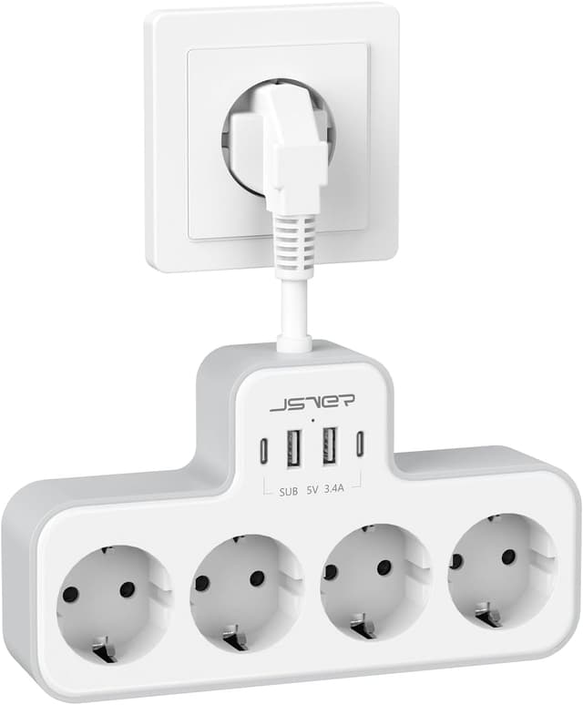 Imagen de JSVER Multiprise USB 4 prises 3680 W en OfertitasTOP