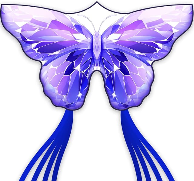 Detalle de SGftre Schmetterlingsdrachen Lila Kristall