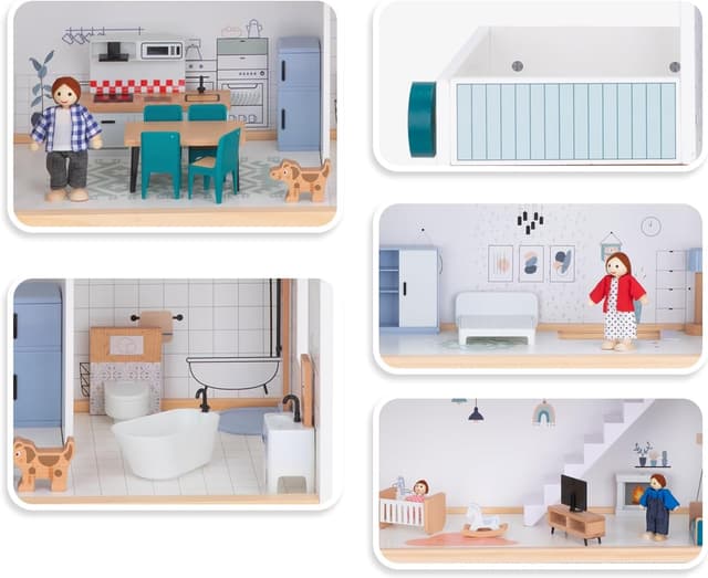 Thumbnail 5 de OOOK Maison de PoupĂ©e en Bois avec Ascenseur đźŹ