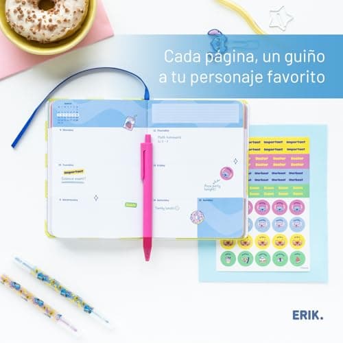 Detalle 2 de Grupo Erik Agenda 2026 Semana Vista A6 — 17 meses