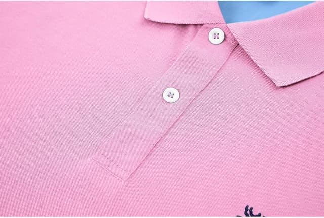 Detalle 2 de SwissWell polo da uomo a manica corta per golf e lavoro casual, leggero e traspirante