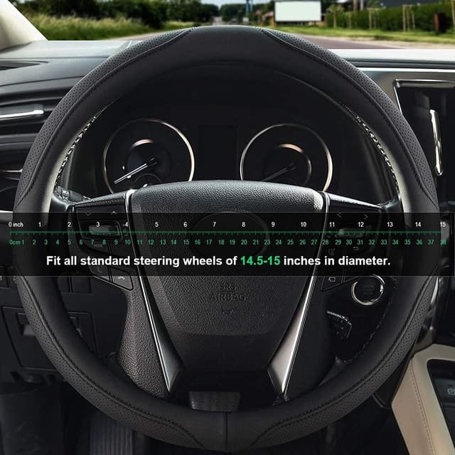 Thumbnail 4 de Xizopucy 14.5-15 Inch Steering Wheel Cover