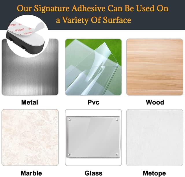 Detalle 2 de SOULWIT Kabelhalter 3er Set für Kabelmanagement