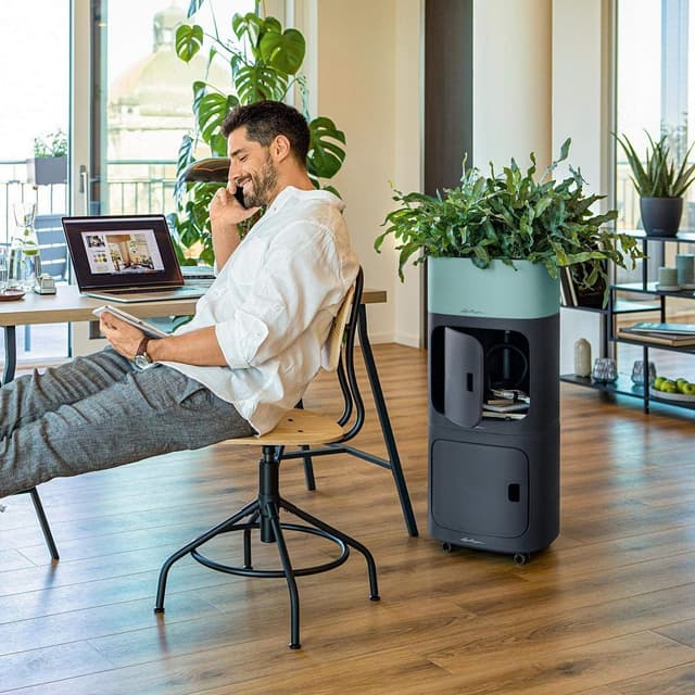 Thumbnail 4 de Lechuza PILA Storage 35x35x33 cm Schiefergrau