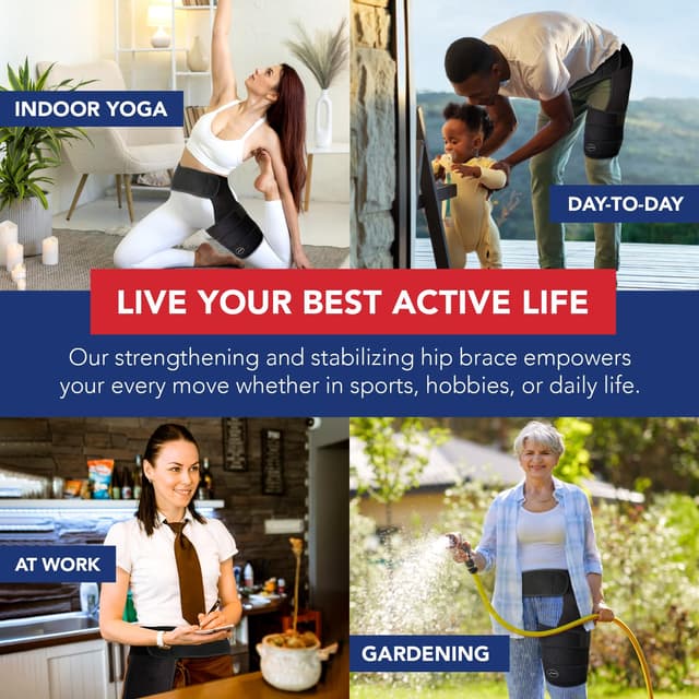 Thumbnail 4 de Dr. Arthritis Hip Support Brace for Pain