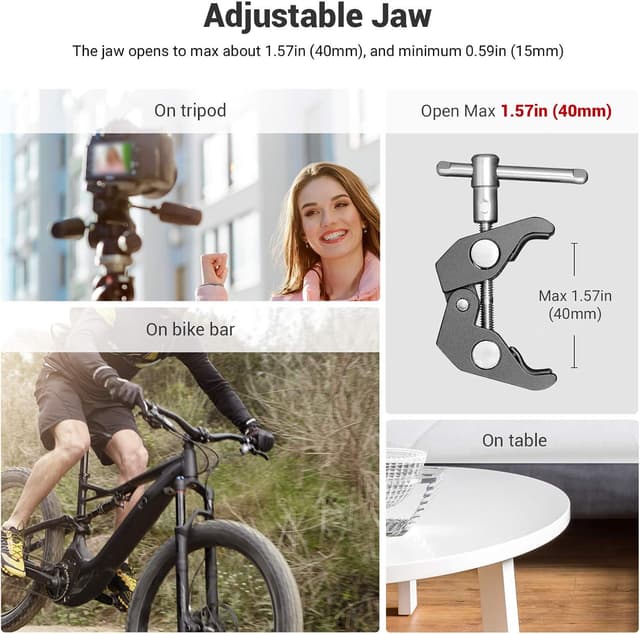 Thumbnail 4 de SMALLRIG Super Clamp 2164 for action cameras