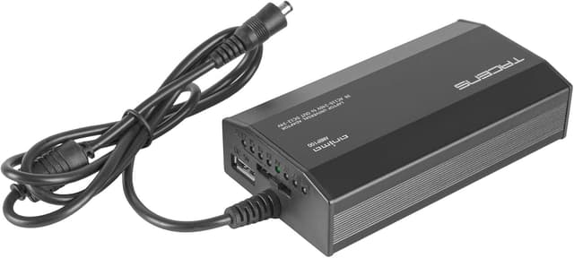 Detalle de Tacens Anima ANBP100 caricatore universale compatto per laptop da 100W con 10 adattatori e USB