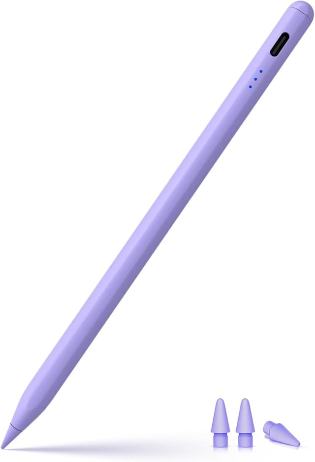 Detalle de KEEPRO Stift für iPad (2018–2026) mit Schnellladefunktion, Palm-Ablehnung & Pencil-Ersatzspitzen