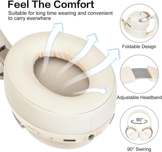 Thumbnail 2 de RORSOU B8 Cuffie Bluetooth 50 ore