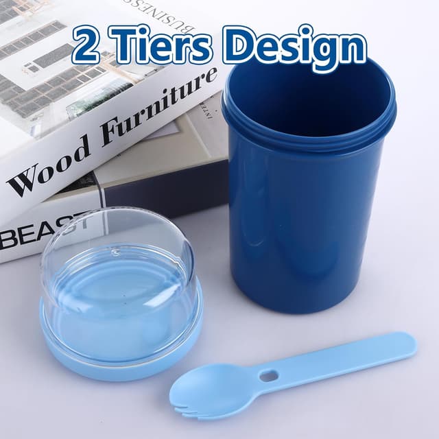 Thumbnail 3 de ZOFUN 4 Pcs Cereal Cup 1000 ml 🍶