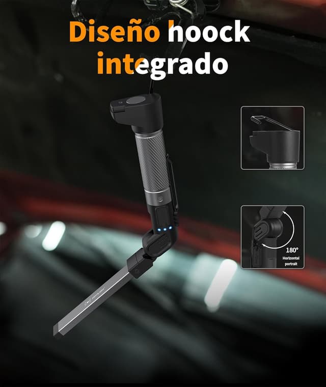 Thumbnail 5 de HOTLIGH Linterna Taller LED 800 lúmenes