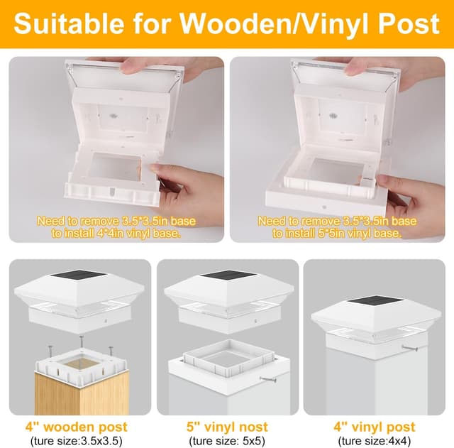 Thumbnail 6 de NATPOW Farolas Solares para Jardín y Patio 🌞 4 Piezas