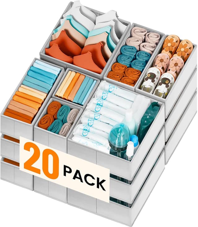 Imagen de Criusia Family Drawer Organizer 20‑Pack en OfertitasTOP